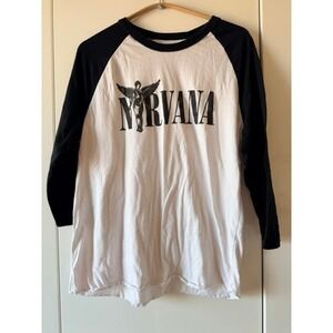 Nirvana In Utero Angel Raglan T-Shirt Licensed Reprint Sz S